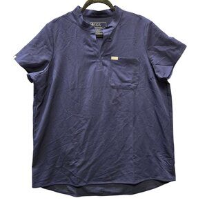 Figs Women's Kitale Maternity Scrub Top Navy L PO 1905